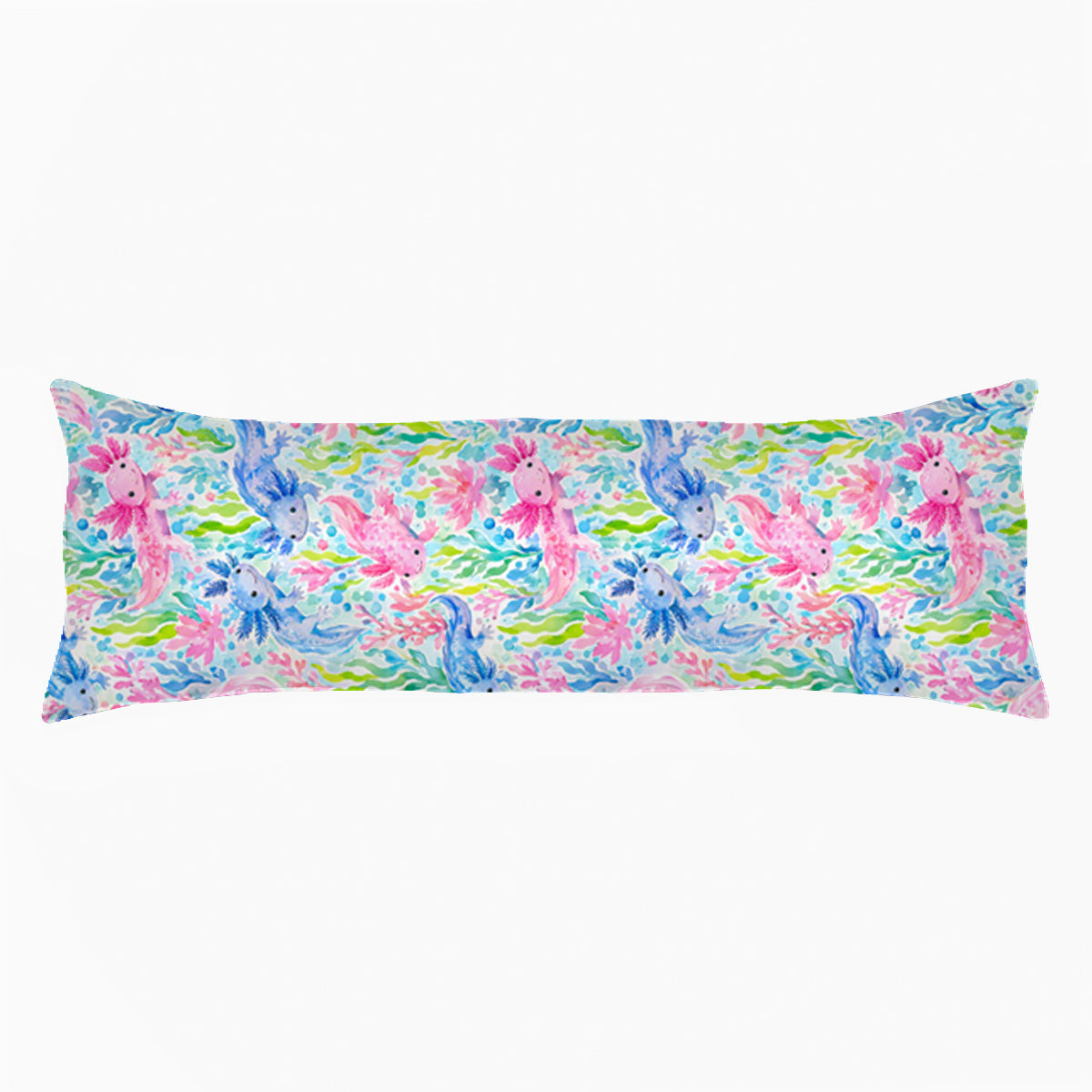 Sensory Body Pillow Cover - Axolotl Friends