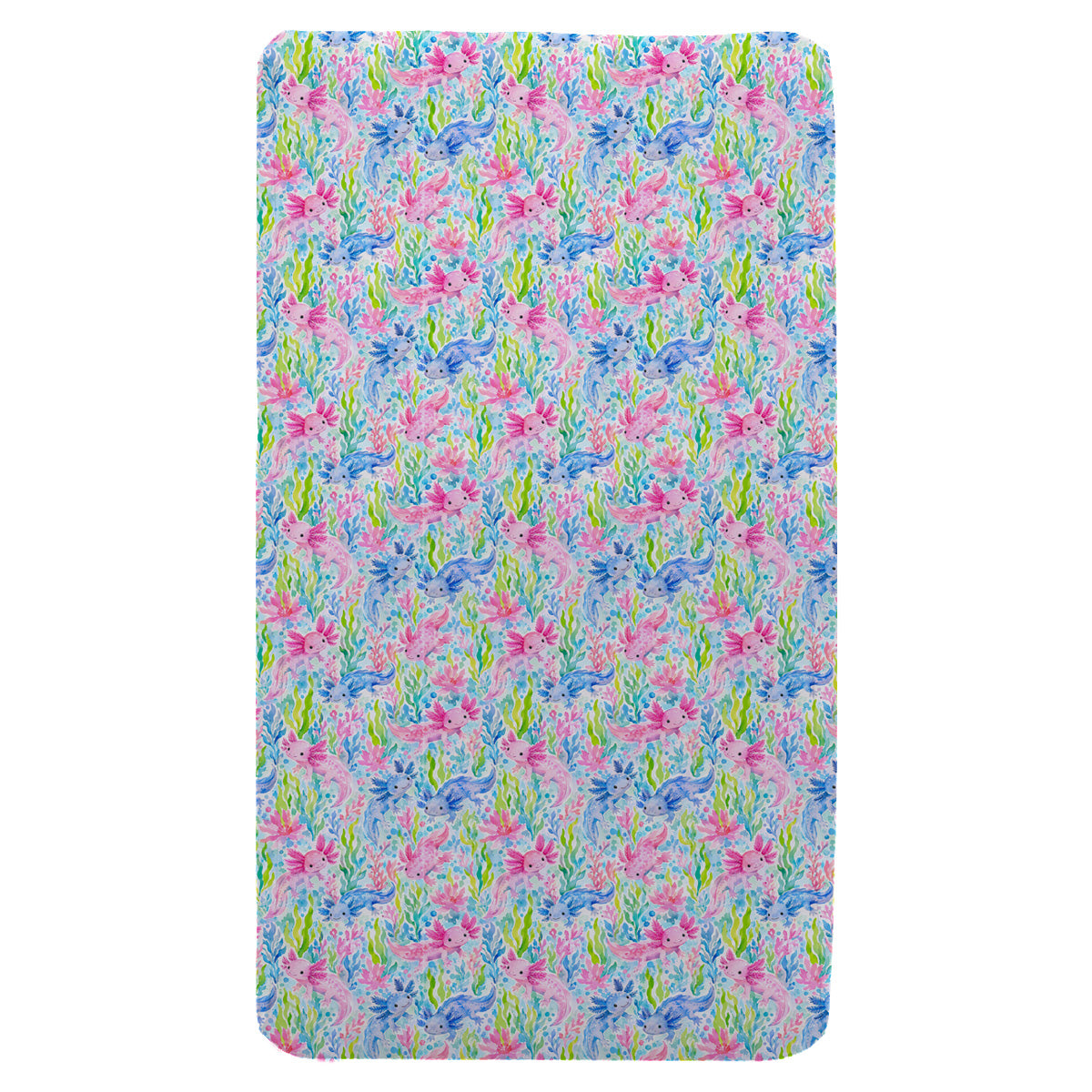 Sensory Fitted Bed Sheet - Axolotl Friends