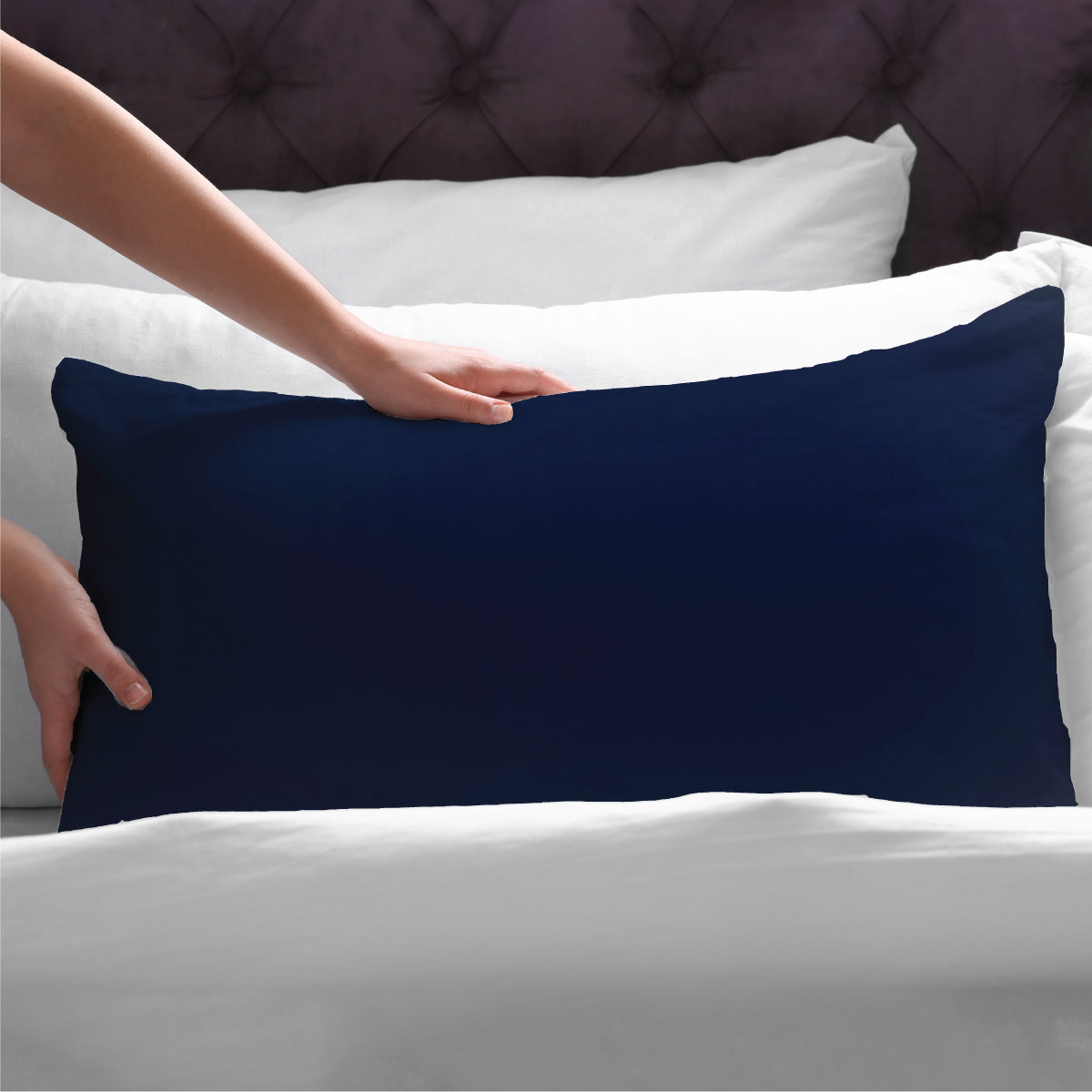 - Navy Sensory Pillowcase - Pillowcase - CalmCare