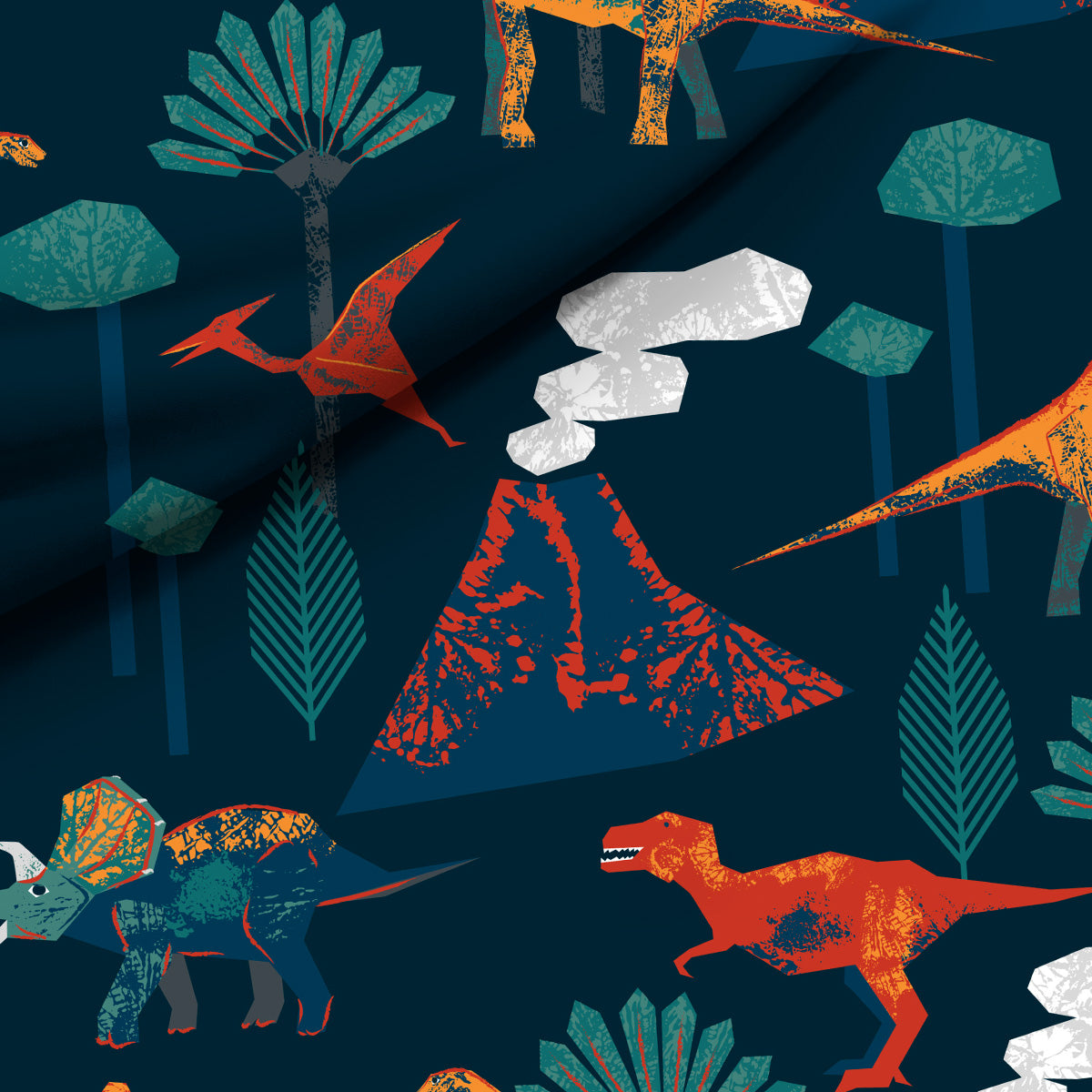 Sensory Fitted Bed Sheet - Prehistoric