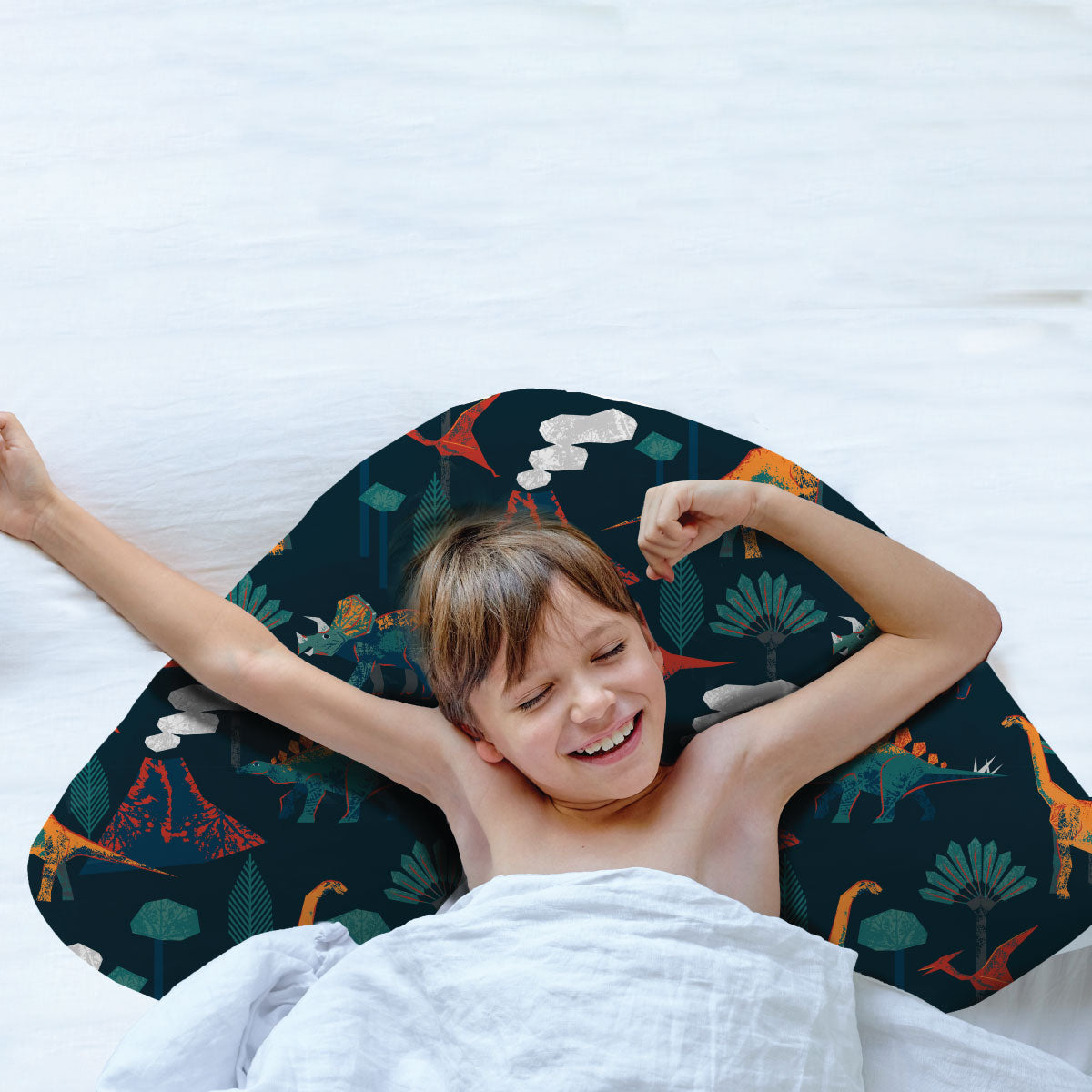 - Curved Prehistoric Sensory Pillowcase - Pillowcase - CalmCare