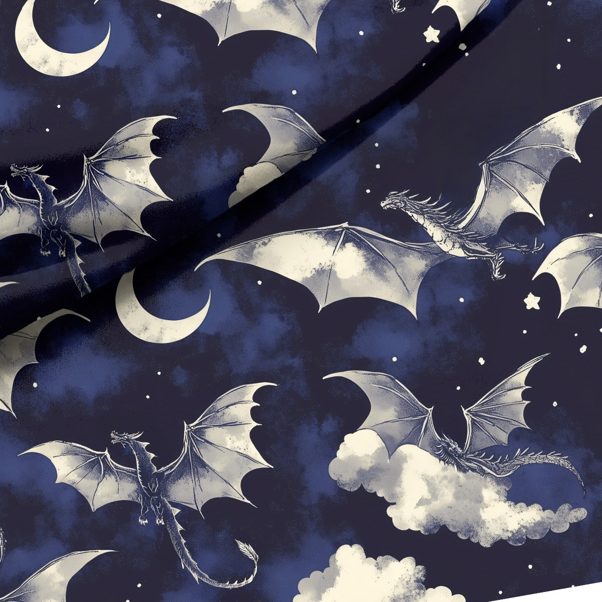 Sensory Fitted Bed Sheet - Shadow Dragon