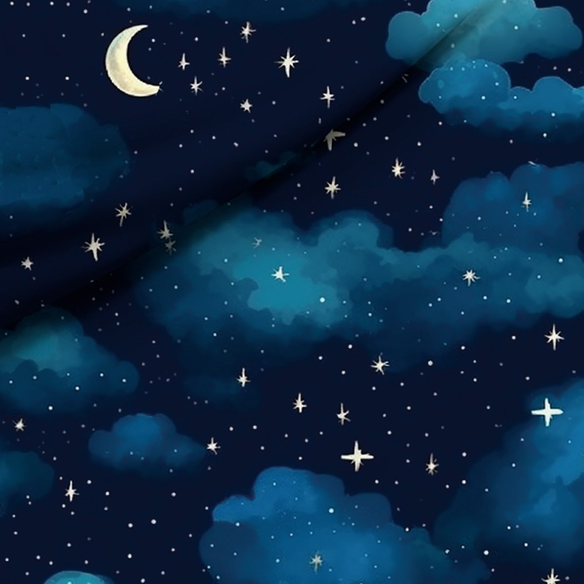 Sensory Fitted Bed Sheet - Stargaze