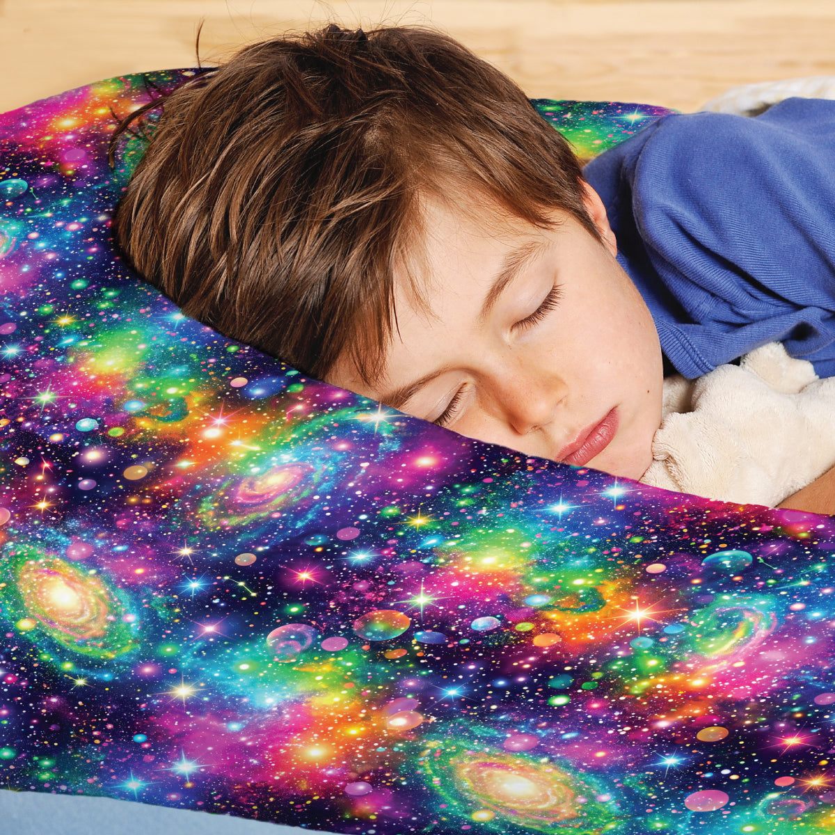Curved Sensory Pillowcase - Supernova