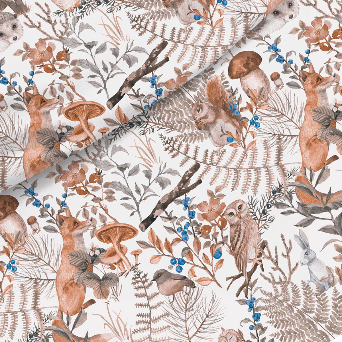 Sensory Fitted Bed Sheet - Woodlands